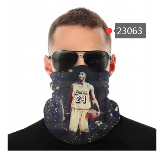 NBA 2021 Los Angeles Lakers #24 kobe bryant 23063 Dust mask with filter->nba dust mask->Sports Accessory